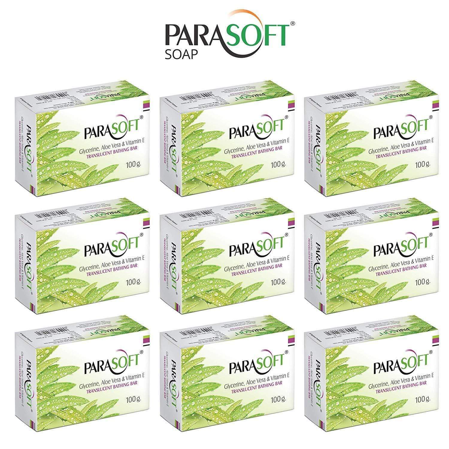Shoprythm Dry,Parasoft Pack of 9 Salve Parasoft Soap 100g Shoprythm Dry,Parasoft Pack of 9 Salve Parasoft Soap 100g